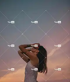 女士 模型 姿势 天空 裙子 随意的 亚洲人 手机壁纸 脸