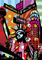 LIBERTY | NEW YORK | LOBO | POP ART www.lobopopart.com.br