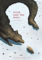 Peter and the Wolf   Phoebe Morris Illustration 正负形