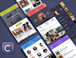 Coloristic: Mobile UI Kit :  