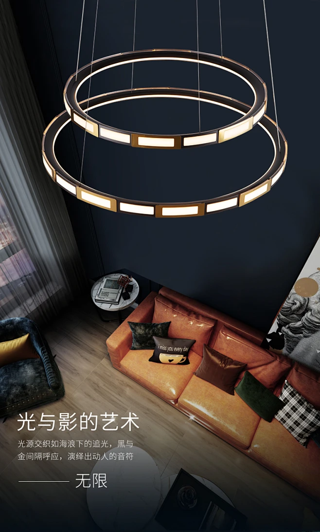 现代轻奢吊灯简约客厅灯高档欧式餐厅灯具创意个性卧室灯饰餐桌灯-tmall.com天猫-花瓣网