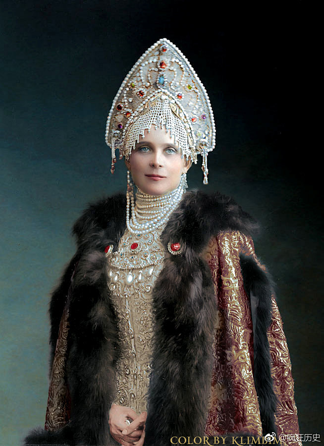 【老照片】1900年代，俄国皇族服饰。 ...