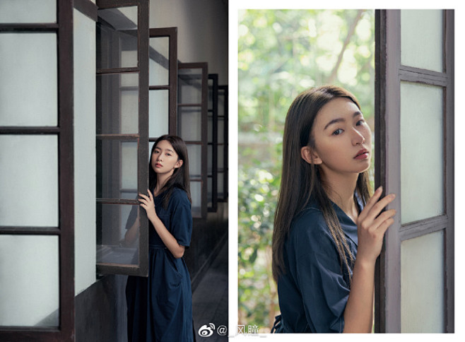 眼眸中的柔软，与少女的裙摆，一同飘进山脚...