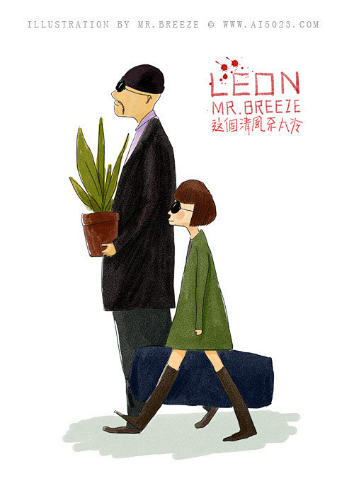 《Leon》这个杀手不太冷，一部_清风不...