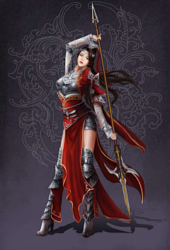 梦里南轲采集到武器装备人物造型