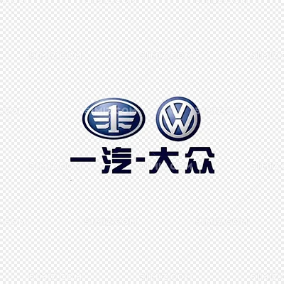 一汽大众logo车标-花瓣网