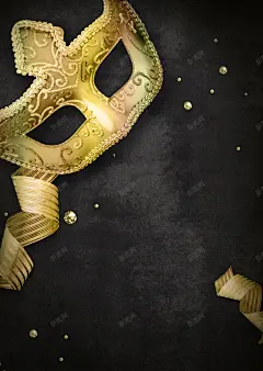 企业年会黑金大气VIP派对海报高清素材 VIP会员 企业年会 会员节 大气 宴会 酒会 钻石 面具 黑金VIP派对 背景底图 背景 设计图片 免费下载