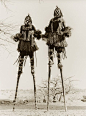 hushaby:  vintage everyday: Funny Vintage Photos Show That Walking with Stilts May Be One of the Favorite Moving Styles in the Past