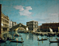 Canaletto (1697-1768) -- The Rialto Bridge, Venice