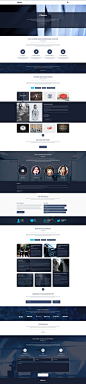Artica - PSD One Page Web Template preview