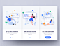 Estate Onboarding onboarding screen onboarding guide page estate flat interface design ui illustration