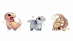 可爱的小恐龙，好治愈啊啊啊还有几只敲凶呢~~(▼皿▼#)（via:floofyfluff) ​​​​