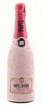 Papis Loveday Brut Rose. Beautiful #champagne #packaging #HappyNewYear PD