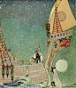 Kay Nielsen（1886-1957童话绘本界的比亚兹莱——丹麦怪杰凯·尼尔森，曾有评论家说，对安徒生童话诠释得最贴切的是丹麦插图画家。这里说的便是绘本怪杰凯·尼尔森（Kay Nielsen)。他与亚瑟（Arthur Rackham）和埃德蒙（Edmund Dulac）并称20世纪初绘本三巨头。三人中以凯的风格最为另类前卫，经历也最为坎坷。