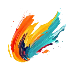 千库网_彩色油漆涂抹纹理笔刷矢量笔画创意艺术图形_元素编号13664407