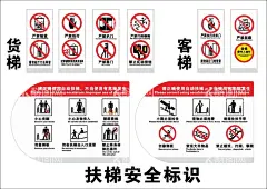 扶梯安全标识  - 源文件下载【酷图网】安全标识,安全标志,禁止标识图片,禁止标识,禁止标志,安全防护标识,安全保护,注意标识,注意标志,安全防护,标识,警示标识,警告标识,禁令标识,禁止图标,安全警示标识,禁止烟火
