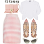 A fashion look from February 2014 featuring Alexander McQueen tops, Chanel skirts and Valentino flats. Browse and shop related looks.