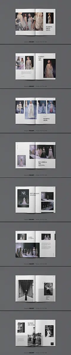 RENA画册排版设计3/3  DELANDY原创 #画册 #排版 #宣传册 #高端 #婚纱