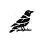 Raven Sprig Logo for sale. Silhouette of a crow combined with tree trunks as negative space.
If You have any questions feel free to message me via prayogaariel@gmail.com Thankyou :)