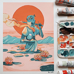 世界都是小丑采集到动漫插画