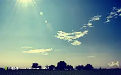 夏季清凉蓝天壁纸