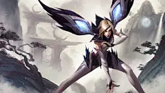 LOL英雄联盟虚空之女-卡莎-IG冠军皮肤桌面壁纸