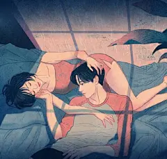 甜到爆甜到飞起甜到让人想恋爱的插画系列作品 来自韩国插画师zipcy