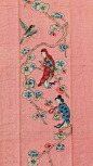 传统服饰｜清代仕女梅花纹样挽袖