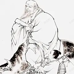 中国风道家老子画像 免抠png 设计图片 免费下载 页面网页 平面电商 创意素材
