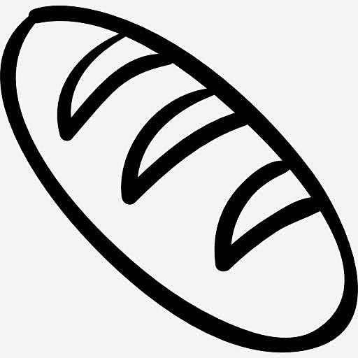 面包面包轮廓图标