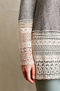 Recessed Lace Sweatshirt - anthropologie.com