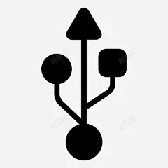 usb计算机连接图标高清素材 usb 插头 硬件 计算机 连接 免抠png 设计图片 免费下载