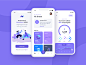 UI Kits : Newly updated 2020 version! This fitness and health UI kit is carefully crafted and contains many UI components that that you can use for design inspiration or speed up your design workflow. Note :  editable illustration is not included (purchas