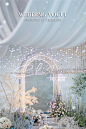 天青色水晶婚礼 - 主题婚礼 - 婚礼图片 - 婚礼风尚