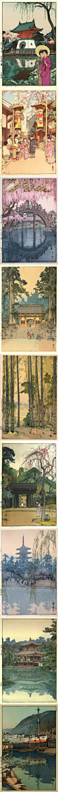 和风——日本版画艺术家吉田博Hiroshi Yoshida（1876至1950）