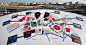 2011年1月19日，一张关于奥运公园的地图在伦敦斯特拉福德奥林匹克公园被展出。