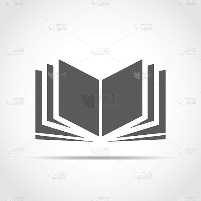 书的图标。矢量图