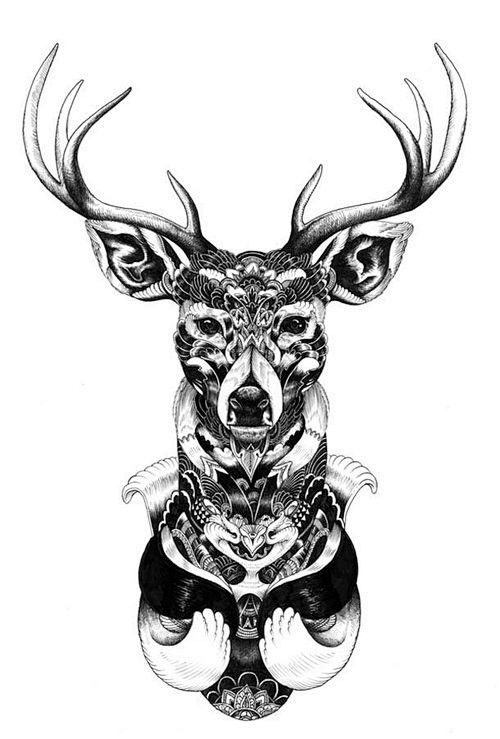 Mandala deer - lovee...