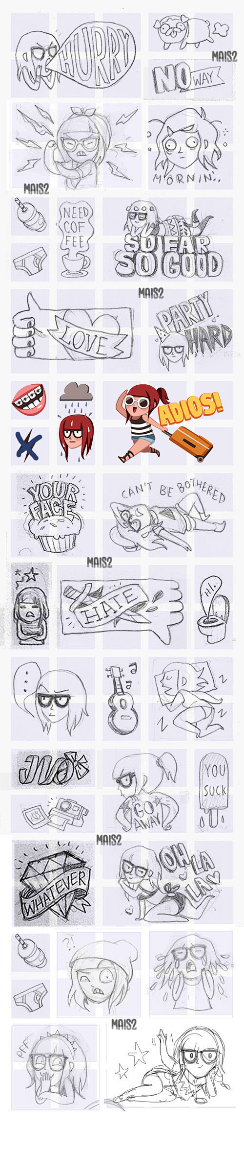 VIBER sticker set 1,...