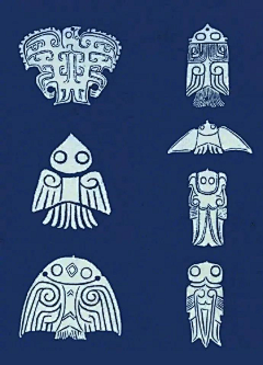 蝉知雪（简若明）采集到设计类-纹样 纹章
