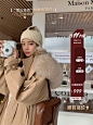 CC皮草 “雪山派克”服女狐狸毛领进口獭兔内胆显瘦皮草外套棉冬-淘宝网
