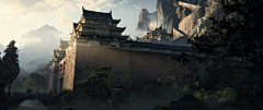 凋魂门螺采集到中国风  场景  原画/插画