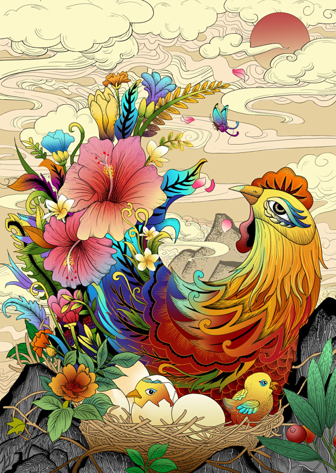 玩鸡 - 视觉中国设计师社区