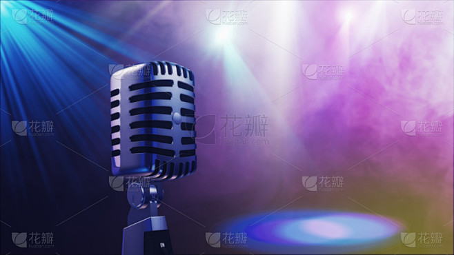 麦克风,绘画插图,音乐,岩石,聚光灯,乡...