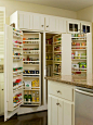 Built-In Pantry Shelving ❤ wow!!!