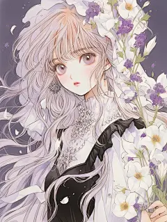经典漫画风 | 花朵飘落的季节