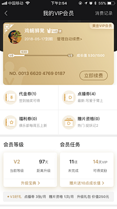 怪味阿七采集到［UI］VIP