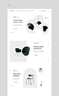 This may contain: the website design is clean and modern