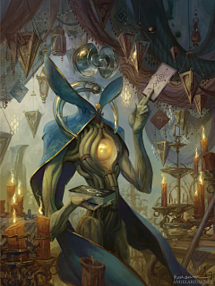 Fiona_晖采集到Peter Mohrbacher(美国)