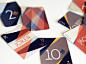 Dribbble - Cards Close Up by Rachel Groves #纸#